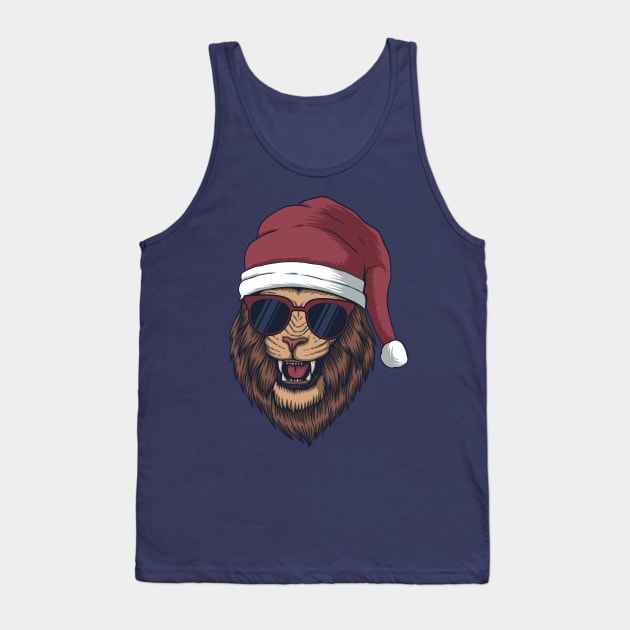 Christmas lion Tank Top by be yourself. design
